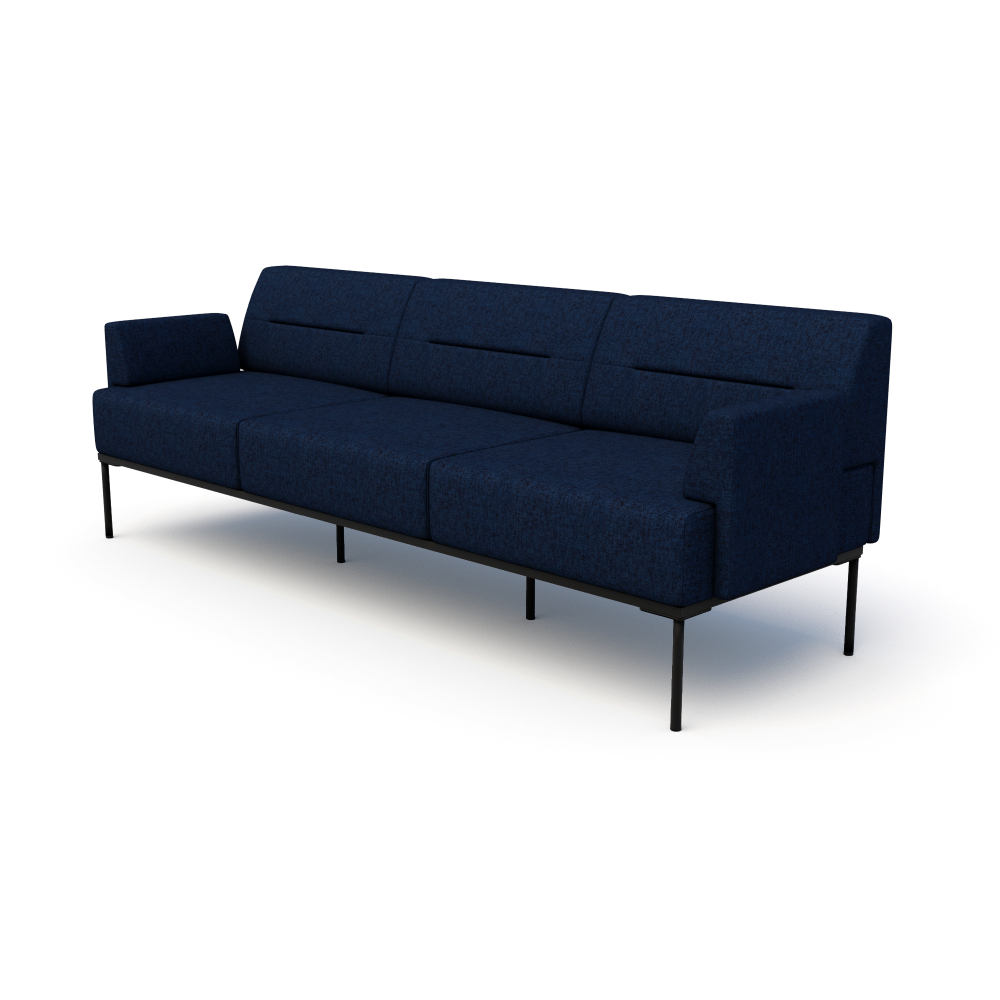 Mia Sofa in Midnight with Arms