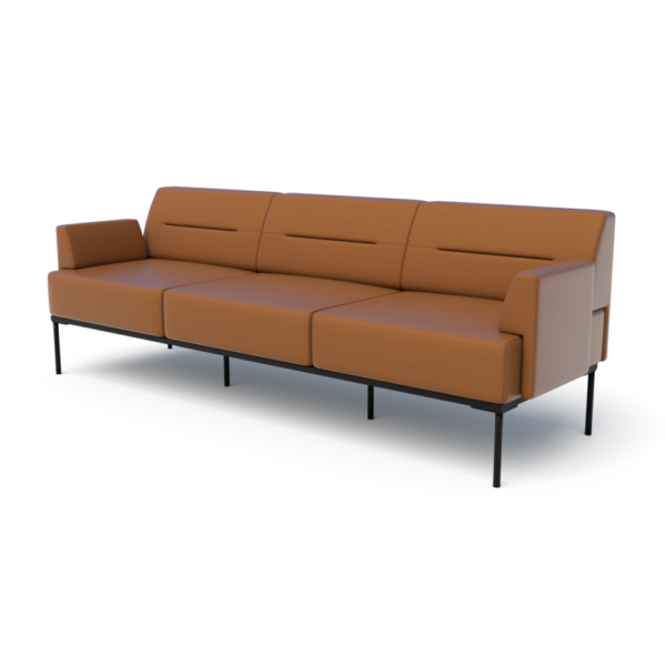Mia Sofa in Saddle with Arms